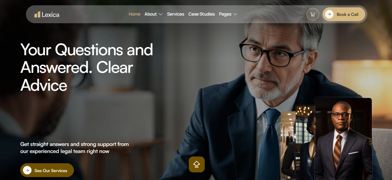 Lexica legal platform screenshot